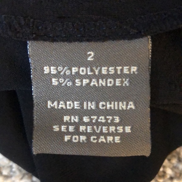 Taylor Black Evening Dress Size 2 - Picture 6 of 6